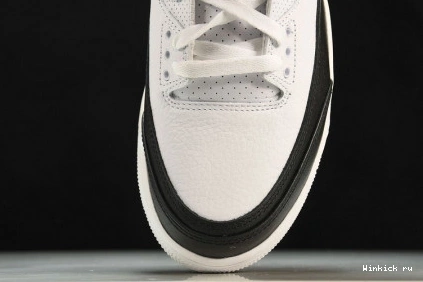 WHITE JORDAN FRAGMENT BLACK 3 AIR 0923